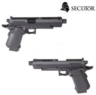 SECUTOR Black Ludus VI Co2 Full Metal Blow Back Pistol by Secutor Arms